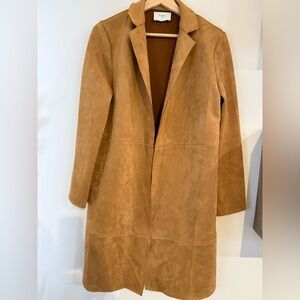 Zara Women's Faux Suede Coat, Size S